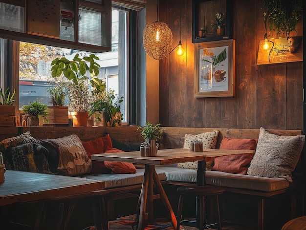 Barista demonstrating pour-over brewing technique